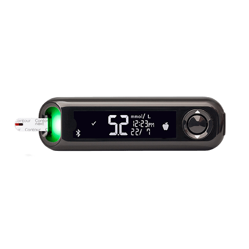 user handing a meter